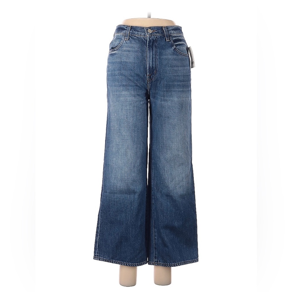 J Brand Joan Crop Wide Leg Jeans NWT size 28